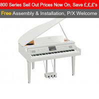 Yamaha CVP809GP Polished White Digital Piano